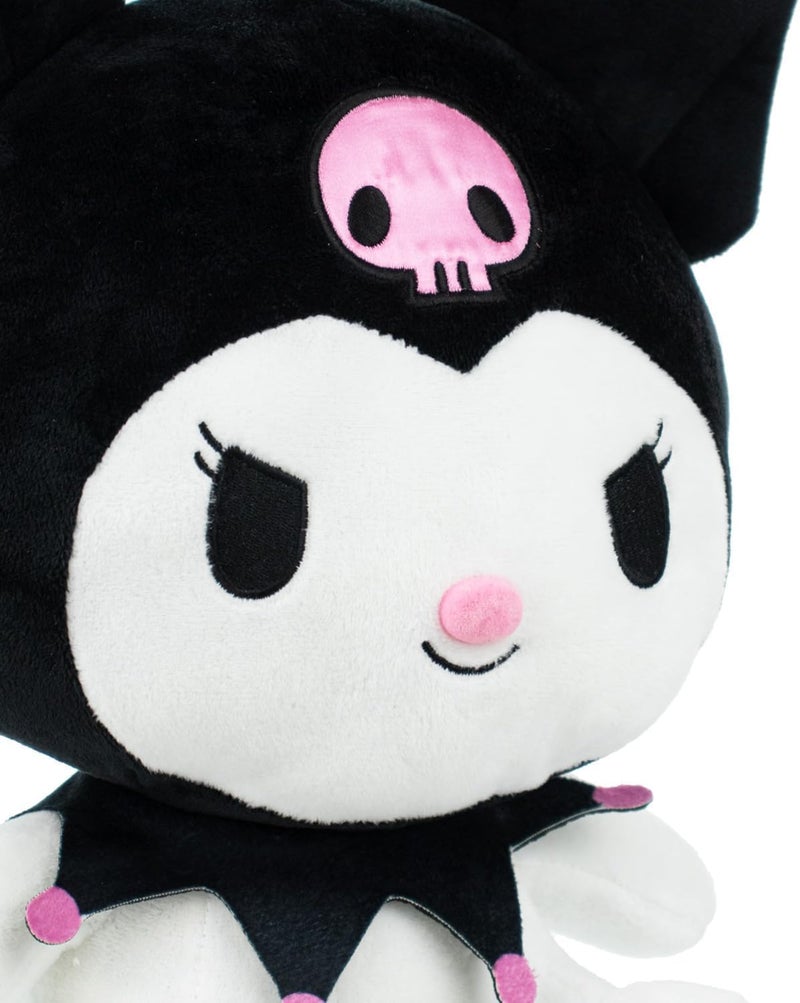 Hello Kitty لعبة قماشية صغيرة من سانريو هالو كيتي وأصدقائها كورومي (20 سم، أسود/أبيض) - Image 2